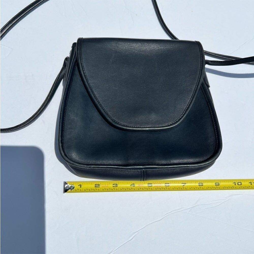 Coach Vintage Navy Blue Geometric Lindsay Crossbody Bag W/Blue Hang Tag - Picture 12 of 16